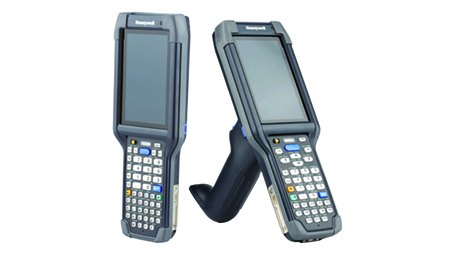 Terminal portátil Honeywell CK65 con teclado físico para almacén y logística