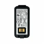 Vista posterior de batería industrial Honeywell CK65-BTSC con etiqueta y contactos de carga