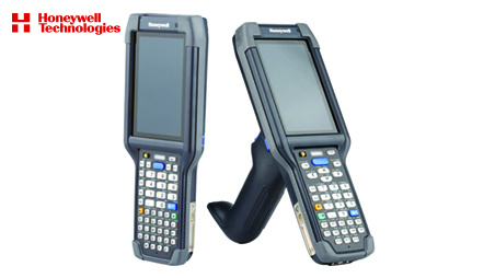 Terminal portátil Honeywell CK65 con teclado físico para almacén y logística